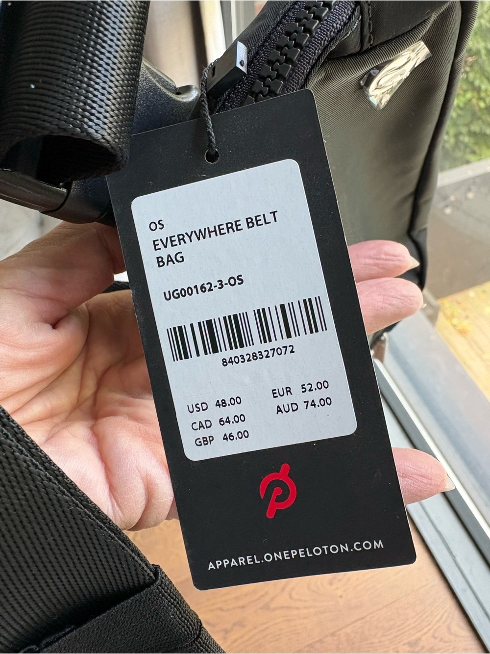 Lululemon x Peloton Everywhere Belt Bag - Black NWT